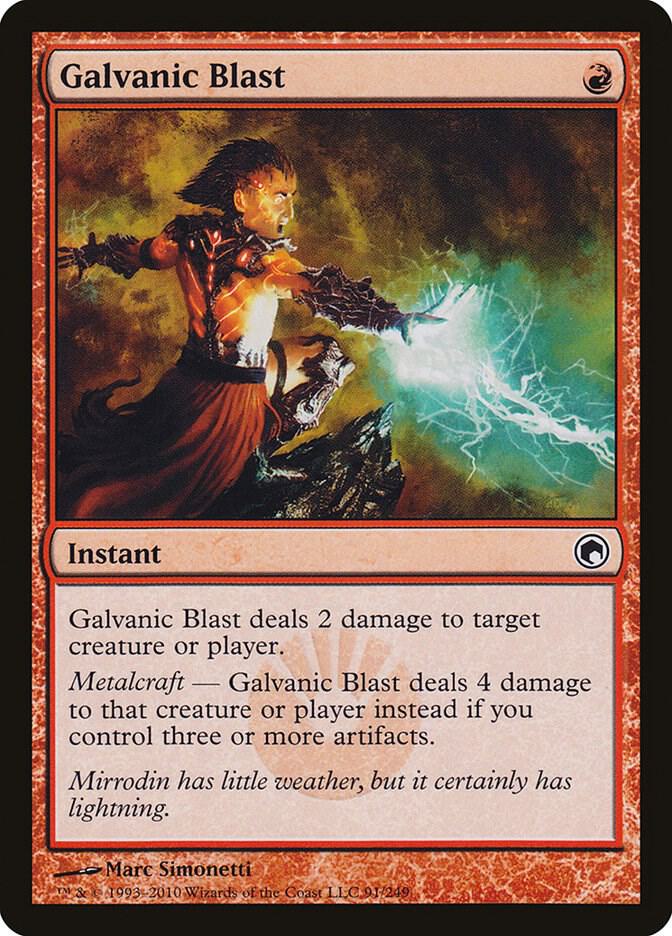 Galvanic Blast - Scars of Mirrodin (SOM) NM