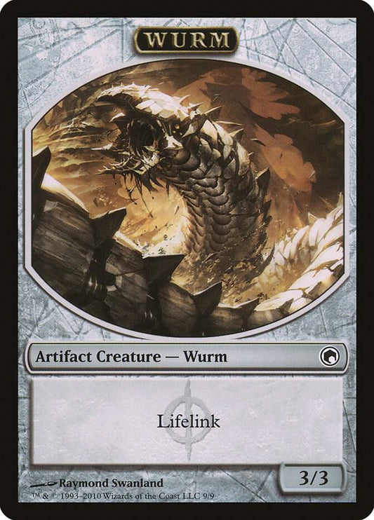 Wurm Token (9) - Scars of Mirrodin (SOM) LP