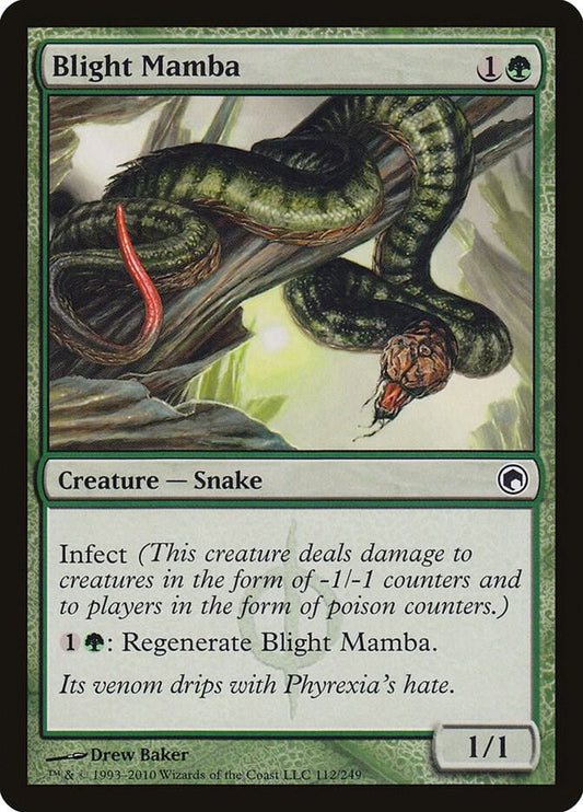 Blight Mamba - Scars of Mirrodin (SOM) NM