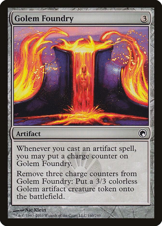Golem Foundry - Scars of Mirrodin (SOM) NM