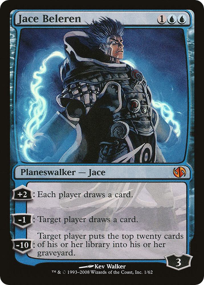 Jace Beleren - Duel Decks: Jace vs. Chandra (DD2) LP *FOIL*