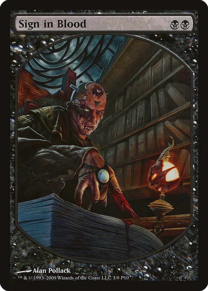 Sign in Blood - Magic Player Rewards (MPRP) NM