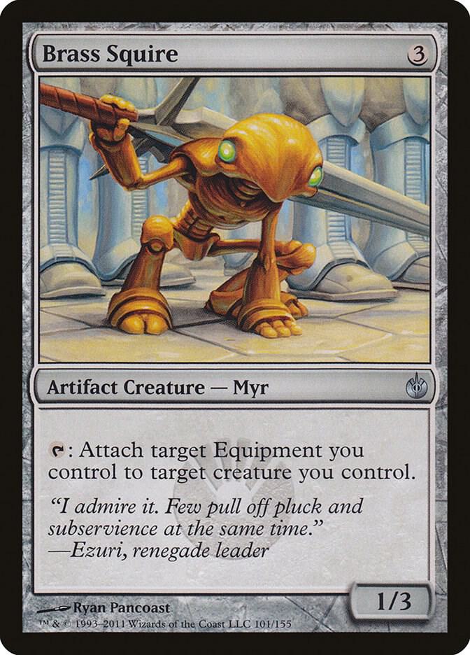 Brass Squire - Mirrodin Besieged (MBS) NM