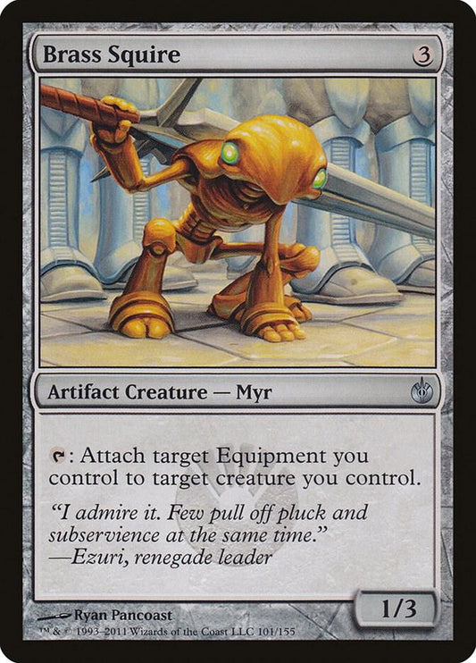 Brass Squire - Mirrodin Besieged (MBS) NM
