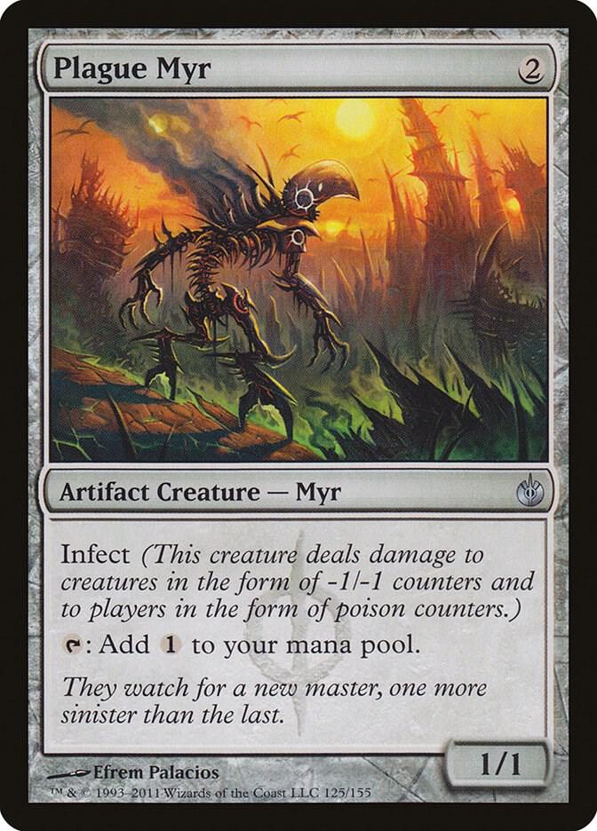 Plague Myr - Mirrodin Besieged (MBS) NM
