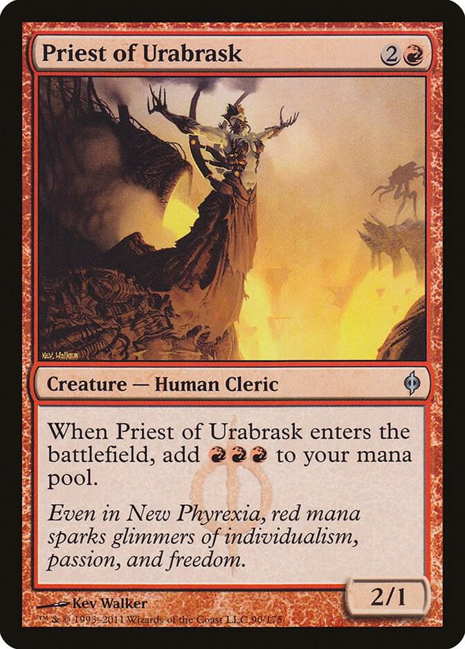 Priest of Urabrask - New Phyrexia (NPH) LP