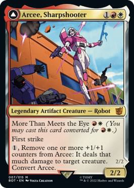 Arcee, Sharpshooter - Universes Beyond: Transformers (BOT) Universes Beyond: Transformers *Holo*