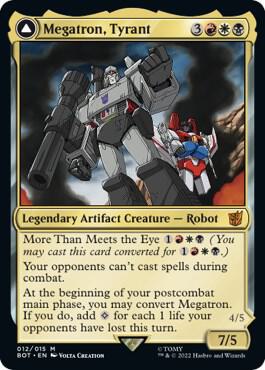 Megatron, Tyrant - Universes Beyond: Transformers (BOT) NM *FOIL*