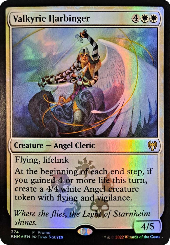 Valkyrie Harbinger - Media Promos (MEDIA) NM *FOIL*