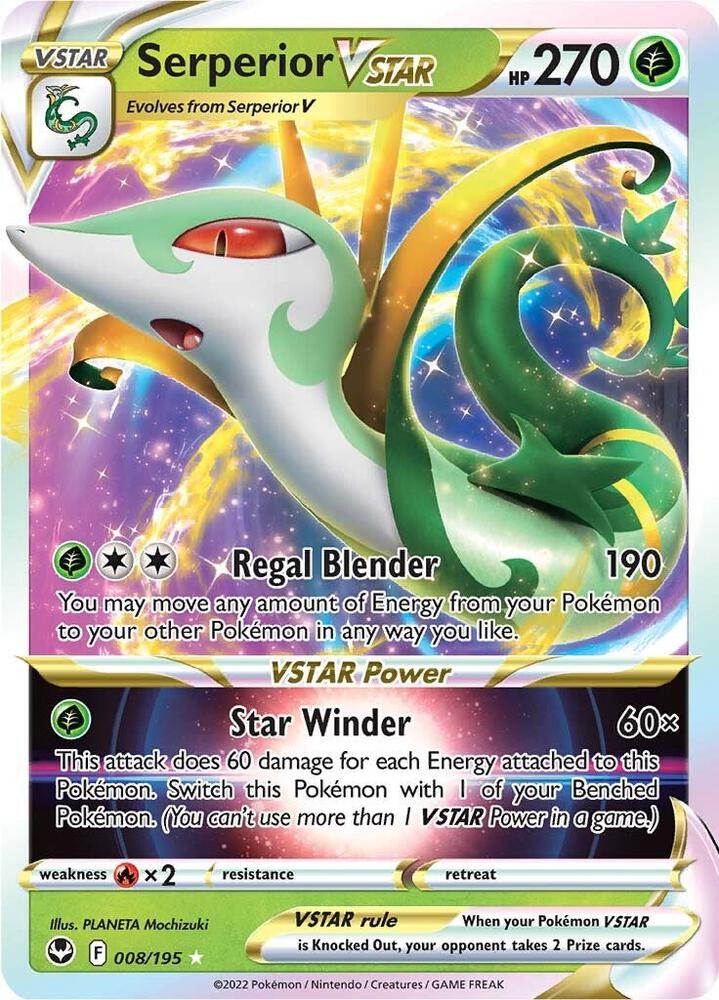 Serperior VSTAR - SWSH12: Silver Tempest (SWSH12) NM *FOIL*