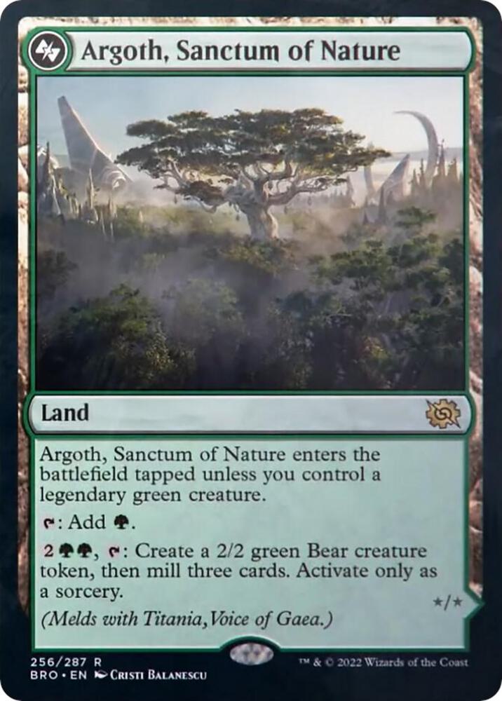 Argoth, Sanctum of Nature - The Brothers' War (BRO) NM