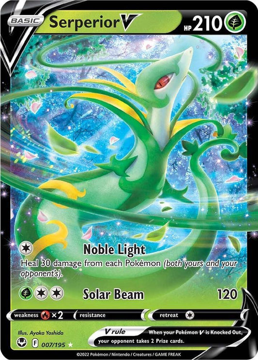 Serperior V - SWSH12: Silver Tempest (SWSH12) NM *FOIL*