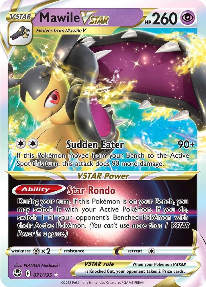 Mawile VSTAR - SWSH12: Silver Tempest (SWSH12) NM *FOIL*