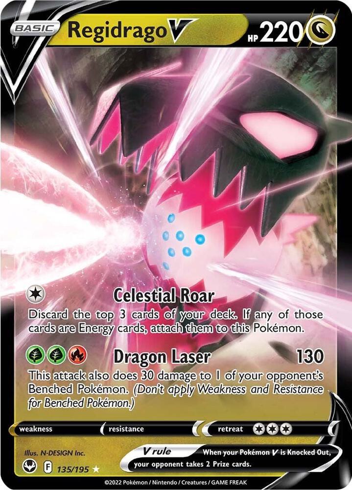 Regidrago V - SWSH12: Silver Tempest (SWSH12) NM *FOIL*