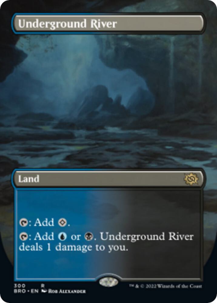 Underground River (Borderless) - The Brothers' War (BRO) NM