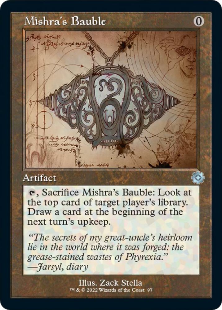Mishra's Bauble (Schematic) - The Brothers' War: Retro Frame Artifacts (BRR) NM