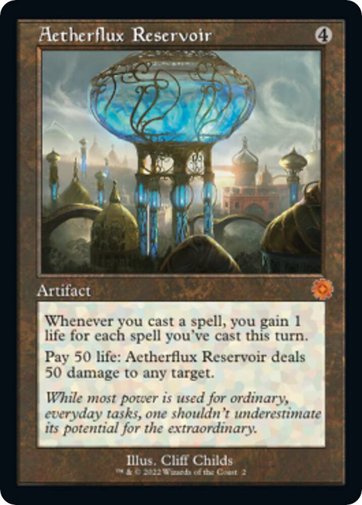 Aetherflux Reservoir - The Brothers' War: Retro Frame Artifacts (BRR) NM *FOIL*
