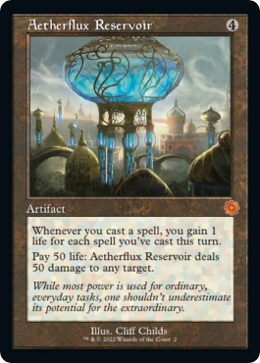 Aetherflux Reservoir - The Brothers' War: Retro Frame Artifacts (BRR) NM *FOIL*