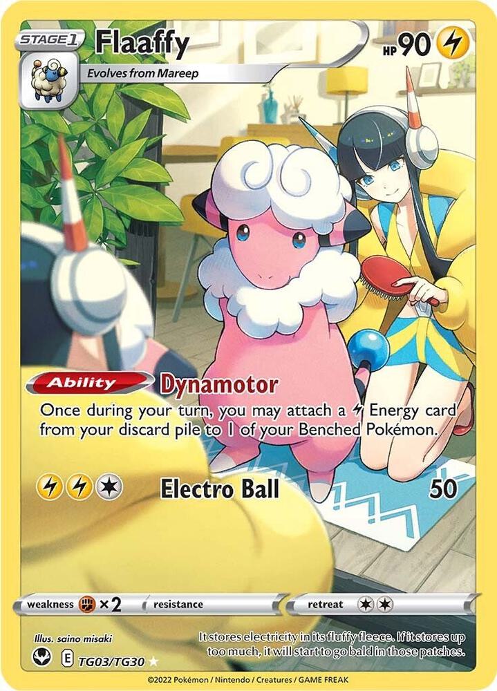 Flaaffy - SWSH12: Silver Tempest Trainer Gallery (SWSH12: TG) NM *FOIL*