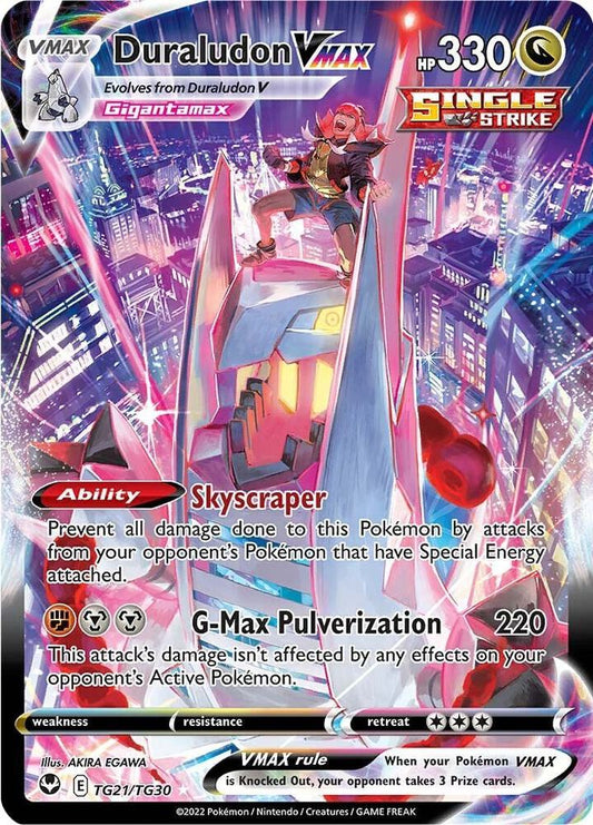 Duraludon VMAX - SWSH12: Silver Tempest Trainer Gallery (SWSH12: TG) NM *FOIL*