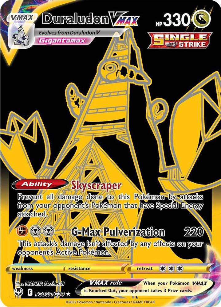 Duraludon VMAX (Secret) - SWSH12: Silver Tempest Trainer Gallery (SWSH12: TG) NM *FOIL*