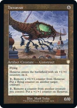 Hexavus (Retro Frame) - Commander: The Brothers' War (BRC) LP