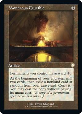 Wondrous Crucible (Retro Frame) - Commander: The Brothers' War (BRC) NM