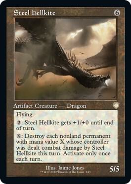 Steel Hellkite (Retro Frame) - Commander: The Brothers' War (BRC) NM