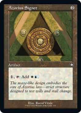 Azorius Signet (Retro Frame) - Commander: The Brothers' War (BRC) NM