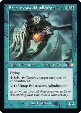 Ethersworn Adjudicator (Retro Frame) - Commander: The Brothers' War (BRC) NM