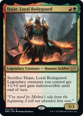 Hajar, Loyal Bodyguard - The Brothers' War (BRO) NM