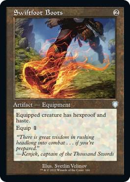Swiftfoot Boots (Retro Frame) - Commander: The Brothers' War (BRC) LP