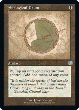 Springleaf Drum (Schematic) - The Brothers' War: Retro Frame Artifacts (BRR) NM *FOIL*