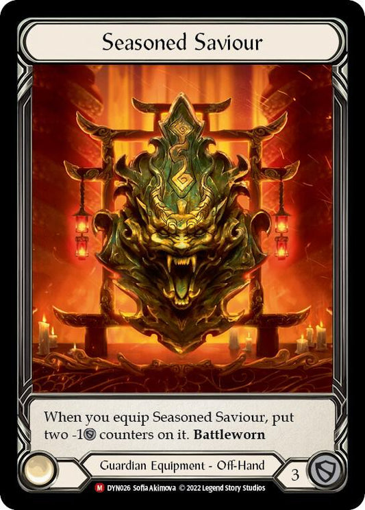Seasoned Saviour - Dynasty (DYN) Rainbow Foil NM