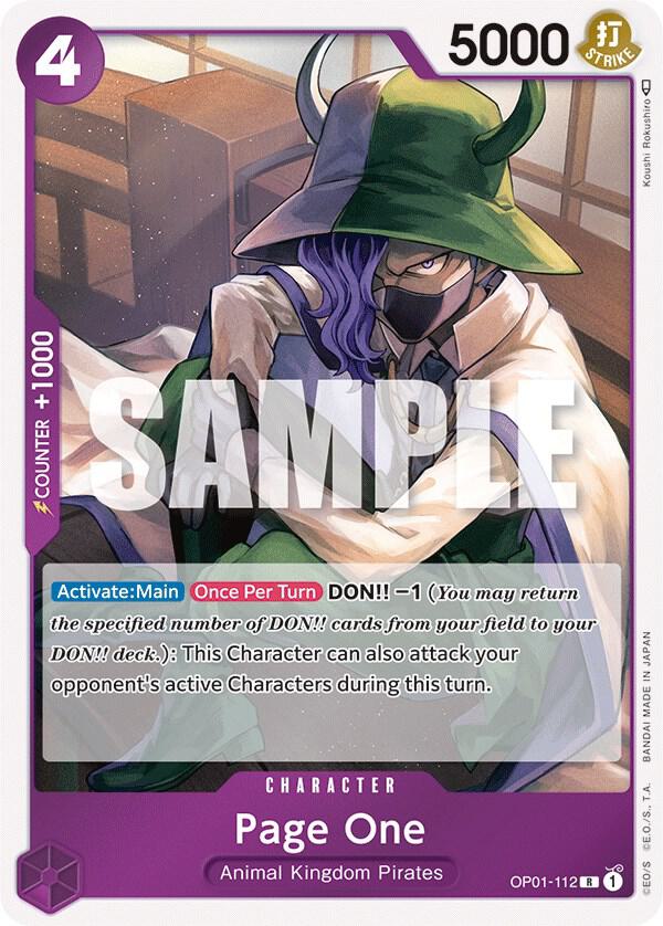 Page One - Romance Dawn (OP01) NM *FOIL*