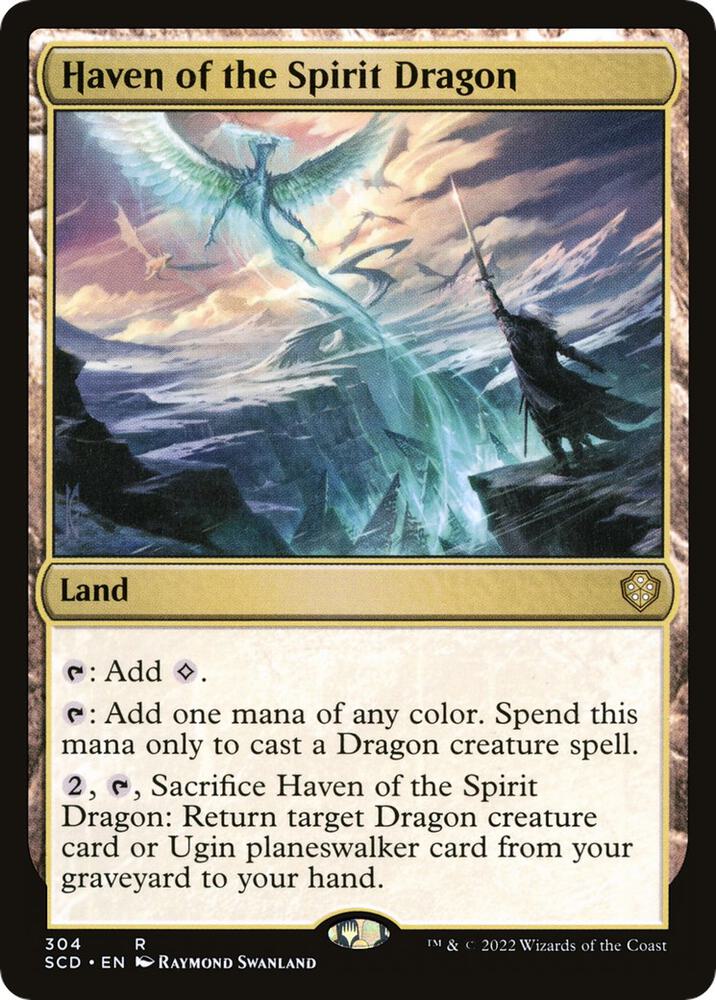 Haven of the Spirit Dragon - Starter Commander Decks (SCD) NM