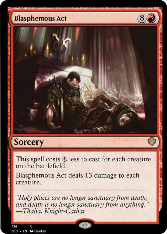 Blasphemous Act - Starter Commander Decks (SCD) NM