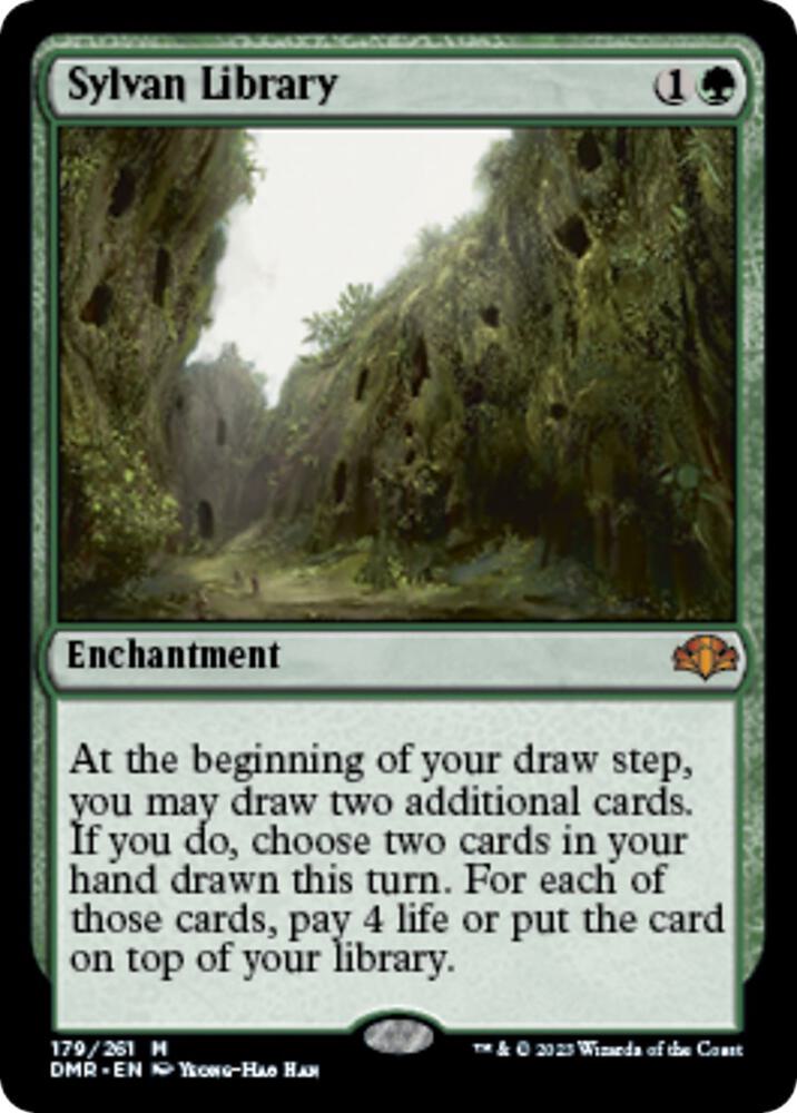 Sylvan Library - Dominaria Remastered (DMR) NM *FOIL*