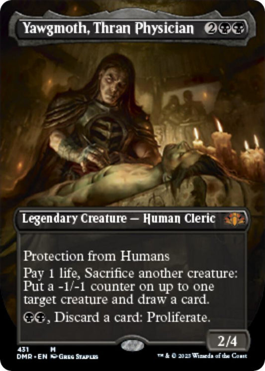 Yawgmoth, Thran Physician (Borderless) - Dominaria Remastered (DMR) NM *FOIL*