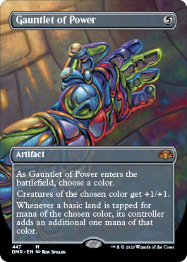 Gauntlet of Power (Borderless) - Dominaria Remastered (DMR) NM
