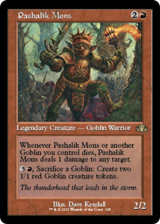 Pashalik Mons (Retro Frame) - Dominaria Remastered (DMR) NM *FOIL*