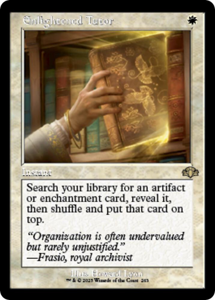 Enlightened Tutor (Retro Frame) - Dominaria Remastered (DMR) NM