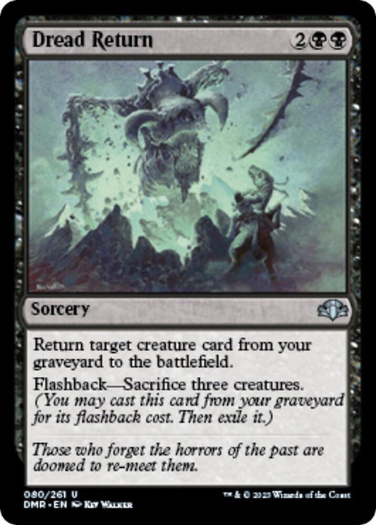 Dread Return - Dominaria Remastered (DMR) NM *FOIL*
