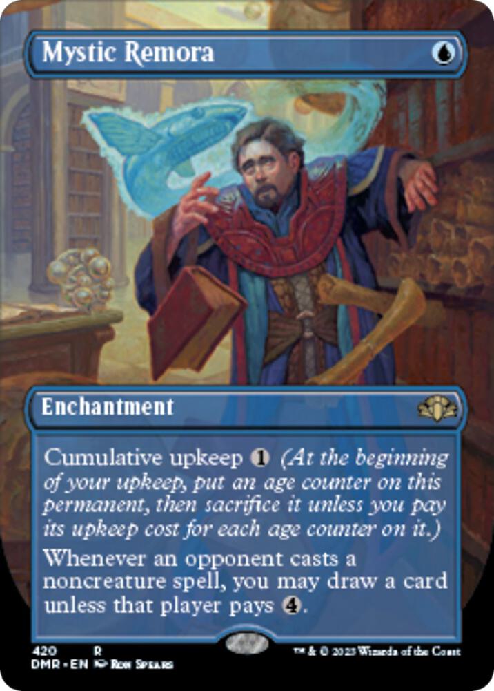 Mystic Remora (Borderless) - Dominaria Remastered (DMR) NM