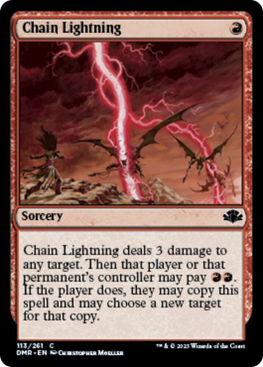 Chain Lightning - Dominaria Remastered (DMR) NM