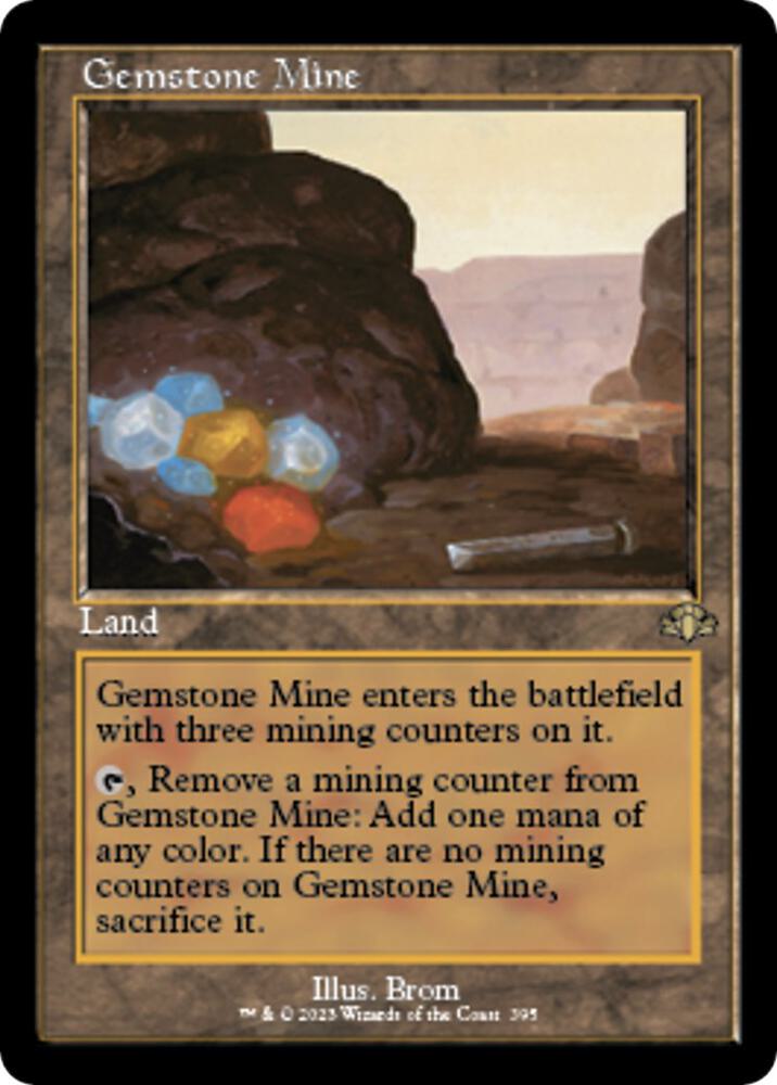 Gemstone Mine (Retro Frame) - Dominaria Remastered (DMR) LP