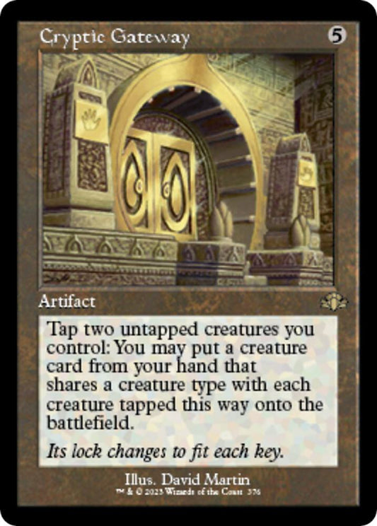 Cryptic Gateway (Retro Frame) - Dominaria Remastered (DMR) NM *FOIL*