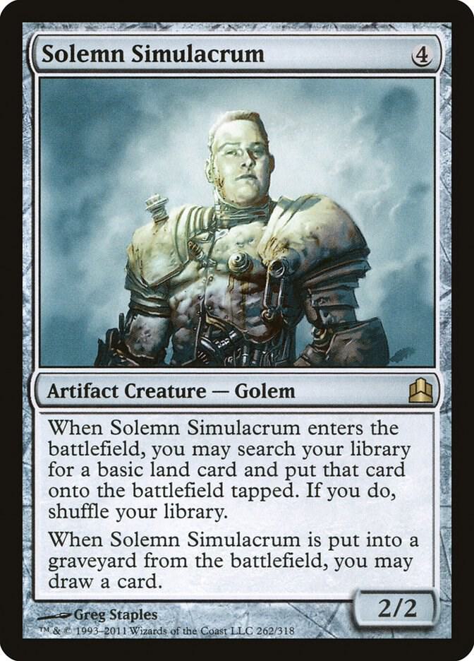 Solemn Simulacrum - Commander (CMD) NM
