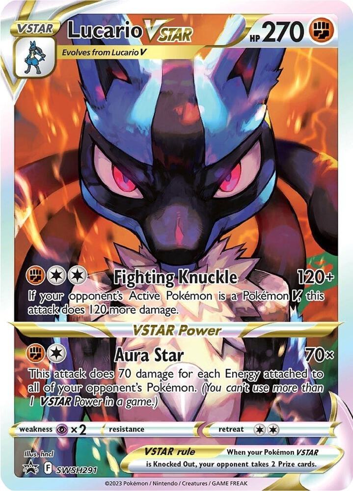 Lucario VSTAR - SWSH291 - SWSH: Sword & Shield Promo Cards (SWSD) NM *FOIL* SEALED