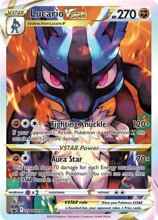 Lucario VSTAR - SWSH291 - SWSH: Sword & Shield Promo Cards (SWSD) NM *FOIL* SEALED